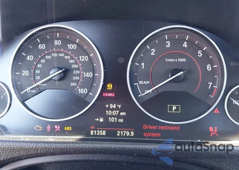 2014 BMW 328I from USA, damaged, VIN WBA3A5C54EP603706